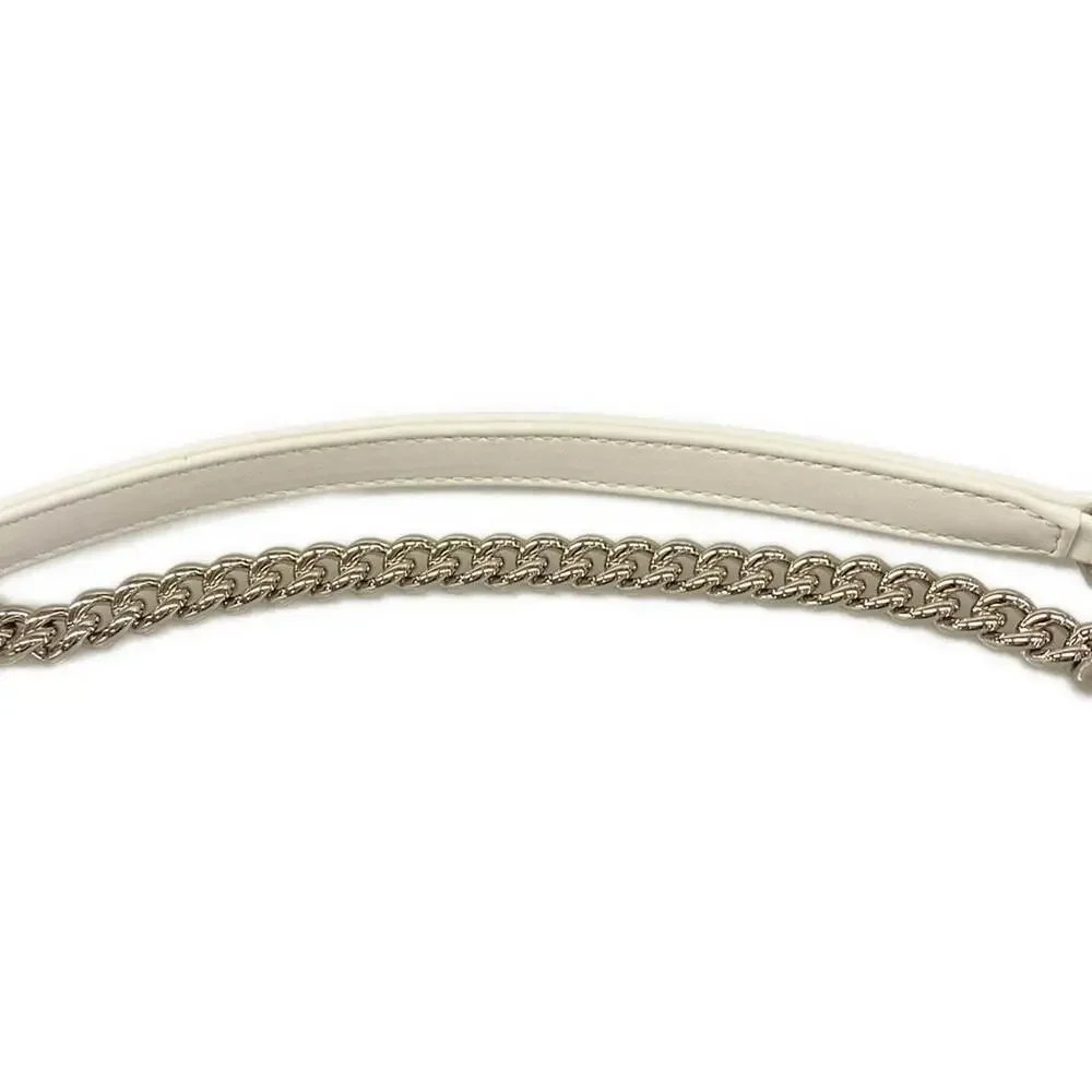 Chanel Shoulder Bag Black White